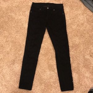 LF Black Lace Front Jeans